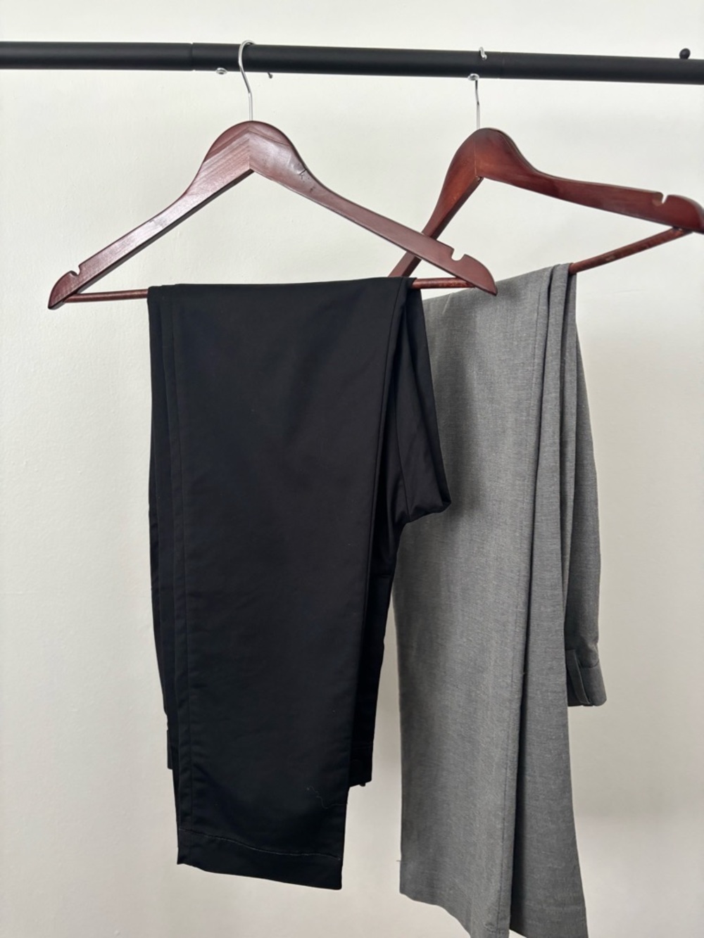 Banana Republic core temp chino pants. Set of two black and grey. Size 31x32 - Picture 3 of 5